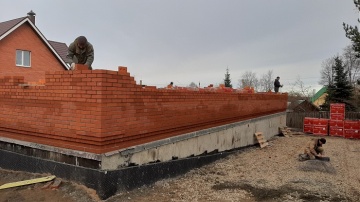 Строительство кирпичного дома в п.Борисоглебский - фото 9