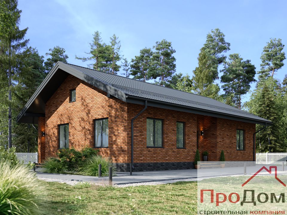 Проект дома ПД-110 - кирпичный дом под ключ в Ярославле